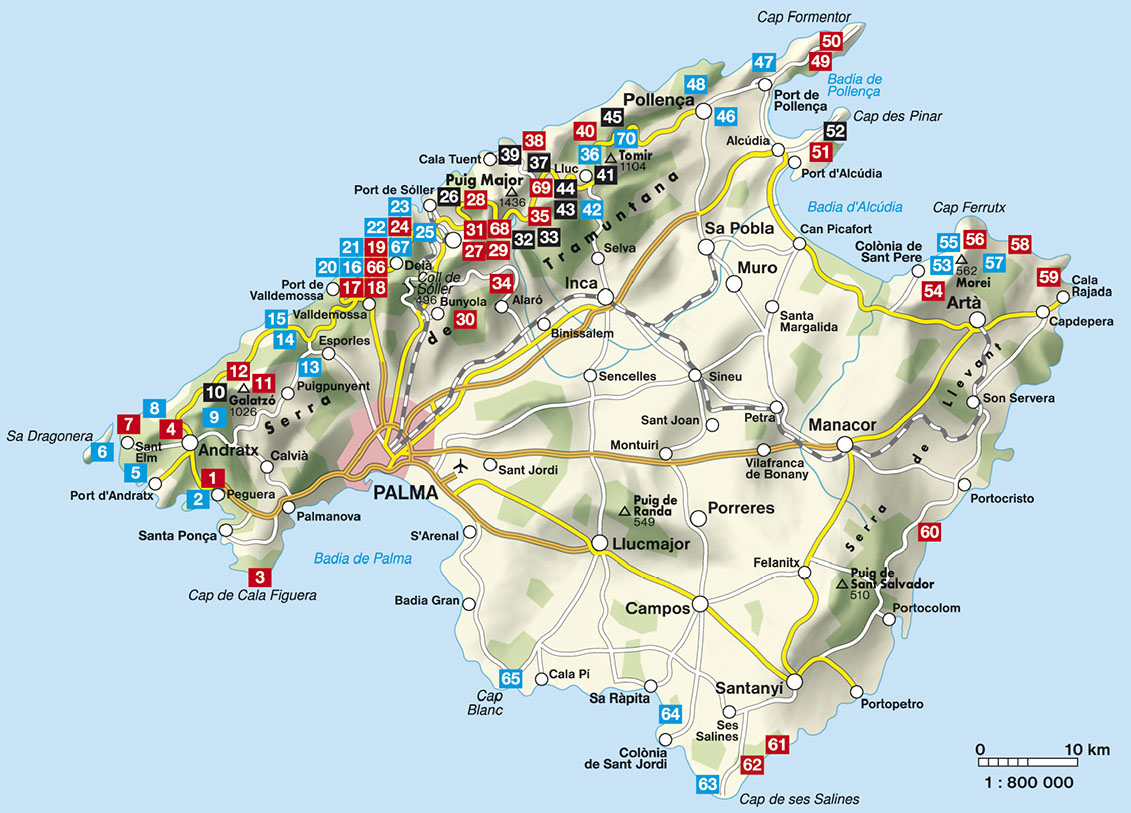 Mallorca Wanderführer - Guías excursionistas - Mapiberia f&b